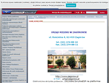 Tablet Screenshot of bip.zagorow.pl